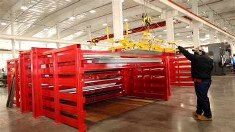 sheet metal organization|sheet metal storage system.